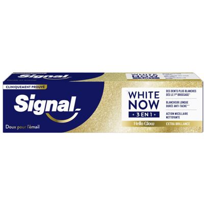 Signal Bieliaca zubná pasta White now 3in1 Hello Glow 75 ml Signal Bieliaca zubná pasta White now 3in1 Hello Glow 75 ml