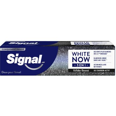 Signal Bieliaca zubná pasta White Now 3in1 White Boost 75 ml Signal Bieliaca zubná pasta White Now 3in1 White Boost 75 ml