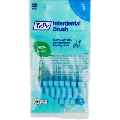 TePe Medzizubné kefky Normal 0,6 mm modrý 8 ks TePe Medzizubné kefky Normal 0,6 mm modrý 8 ks