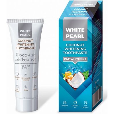 VitalCare Bieliaca zubná pasta Coconut (PAP Whitening Toothpaste) 75 ml VitalCare Bieliaca zubná pasta Coconut (PAP Whitening Toothpaste) 75 ml