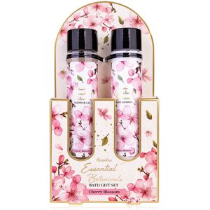 Accentra Accentra kúpeľový set skúmavky ESSENTIAL BOTANICS čerešňový kvet v darčekovej krabičke, gél sprchový 60ml, mlieko telové 60ml Accentra Accentra kúpeľový set skúmavky ESSENTIAL BOTANICS čerešňový kvet v darčekovej krabičke, gél sprchový 60ml, mlieko telové 60ml