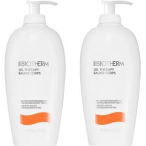 Biotherm Súprava vyživujúcich telových mliek pre suchú pokožku Duo Oil Therapy Baume Corps (Nutri-Replenishing Body Treatment) 2 x 400 ml Biotherm Súprava vyživujúcich telových mliek pre suchú pokožku Duo Oil Therapy Baume Corps (Nutri-Replenishing Body Treatment) 2 x 400 ml