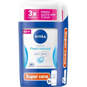 Nivea Súprava tuhých dezodorantov Fresh Natural Dezodorant Duo 2 x 50 ml Nivea Súprava tuhých dezodorantov Fresh Natural Dezodorant Duo 2 x 50 ml