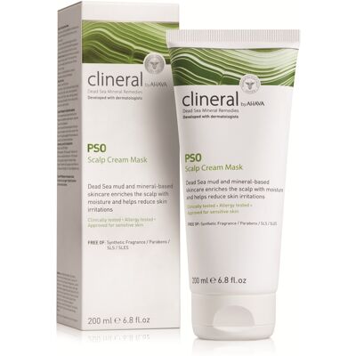 AHAVA Hydratačná maska na pokožku hlavy a vlasov Clineral PSO (Scalp Cream Mask) 200 ml AHAVA Hydratačná maska na pokožku hlavy a vlasov Clineral PSO (Scalp Cream Mask) 200 ml