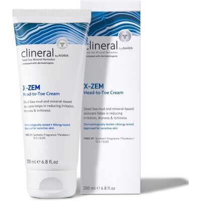 AHAVA Intenzívny celotelový krém Clineral X-ZEM (Head-to-Toe Cream) 200 ml AHAVA Intenzívny celotelový krém Clineral X-ZEM (Head-to-Toe Cream) 200 ml