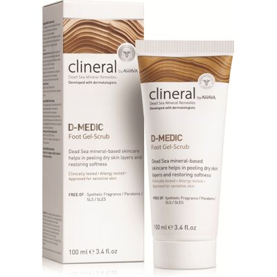 AHAVA Minerálny peeling na nohy Clineral D-Medic (Foot Gel-Scrub) 100 ml AHAVA Minerálny peeling na nohy Clineral D-Medic (Foot Gel-Scrub) 100 ml