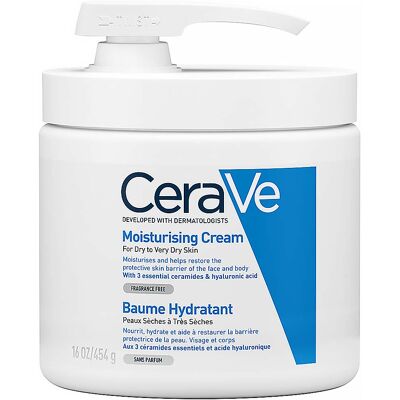 CeraVe Hydratačný krém pre suchú a veľmi suchú pokožku (Moisturizing Cream) 454 g CeraVe Hydratačný krém pre suchú a veľmi suchú pokožku (Moisturizing Cream) 454 g