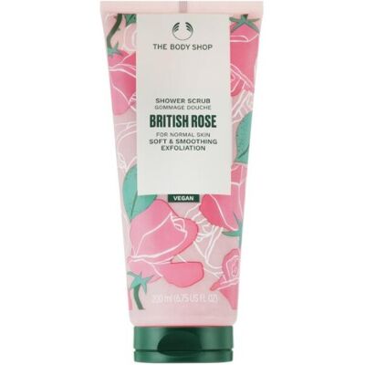 The Body Shop Vyhladzujúci sprchový peeling British Rose (Shower Scrub) 50 ml The Body Shop Vyhladzujúci sprchový peeling British Rose (Shower Scrub) 50 ml