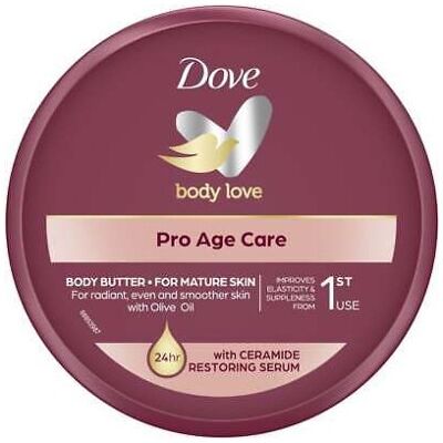 Dove Telové maslo pre zrelú pokožku Pro Age (Body Butter) 250 ml Dove Telové maslo pre zrelú pokožku Pro Age (Body Butter) 250 ml