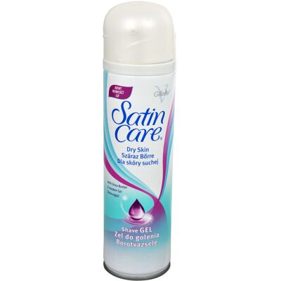 Gillette Gél na holenie s bambuckým maslom na suchú pokožku Satin Care (Shave Gel) 200 ml Gillette Gél na holenie s bambuckým maslom na suchú pokožku Satin Care (Shave Gel) 200 ml