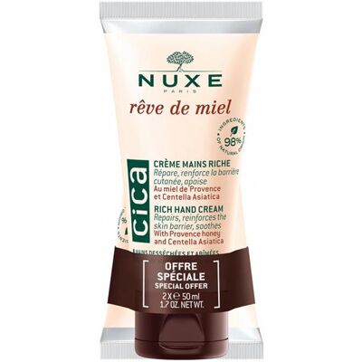 Nuxe Sada krémov na ruky Rêve De Miel Cica (Rich Hand Cream) 2 x 50 ml Nuxe Sada krémov na ruky Rêve De Miel Cica (Rich Hand Cream) 2 x 50 ml