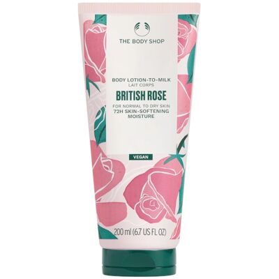 The Body Shop Telové mlieko pre normálnu až suchú pokožku British Rose (Body Lotion) 200 ml The Body Shop Telové mlieko pre normálnu až suchú pokožku British Rose (Body Lotion) 200 ml