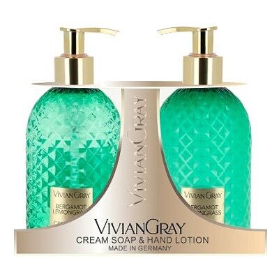 Vivian Gray Kozmetická sada Bergamot & Lemongrass (Cream Soap & Hand Lotion) Vivian Gray Kozmetická sada Bergamot & Lemongrass (Cream Soap & Hand Lotion)