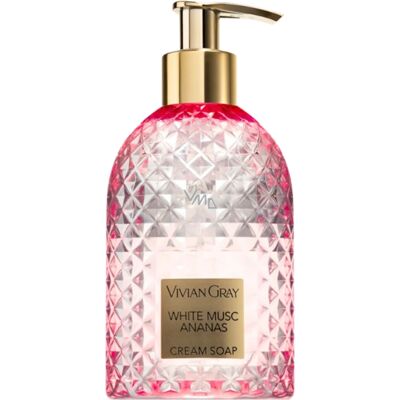 Vivian Gray Krémové tekuté mydlo na ruky White Musc & Ananás (Cream Soap) 300 ml Vivian Gray Krémové tekuté mydlo na ruky White Musc & Ananás (Cream Soap) 300 ml