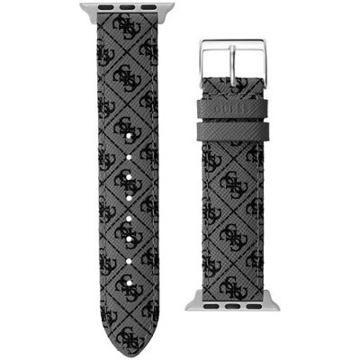 Guess Kožený remienok pre Apple Watch (38 - 41 mm) - Gray Quattro G CS2001S2 Guess Kožený remienok pre Apple Watch (38 - 41 mm) - Gray Quattro G CS2001S2