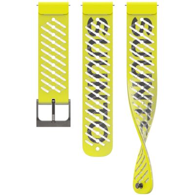 Suunto Řemínek 22mm Athletic 5 Lemon Yellow S+M SS050963000 Suunto Řemínek 22mm Athletic 5 Lemon Yellow S+M SS050963000