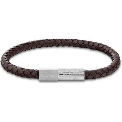 Calvin Klein Módny kožený náramok Industrial Facets 35100089 Calvin Klein Módny kožený náramok Industrial Facets 35100089