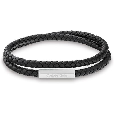 Calvin Klein Štýlový pánsky kožený náramok 35100017 Calvin Klein Štýlový pánsky kožený náramok 35100017