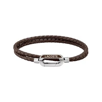 Lacoste Pánsky kožený náramok Starboard 2040113 Lacoste Pánsky kožený náramok Starboard 2040113