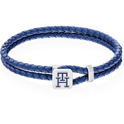 Tommy Hilfiger Slušivý kožený náramok Monogram 2790530 Tommy Hilfiger Slušivý kožený náramok Monogram 2790530