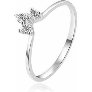 Agato Strieborný prsteň s čírymi zirkónmi AGT-R22W 52 mm Agato Strieborný prsteň s čírymi zirkónmi AGT-R22W 52 mm