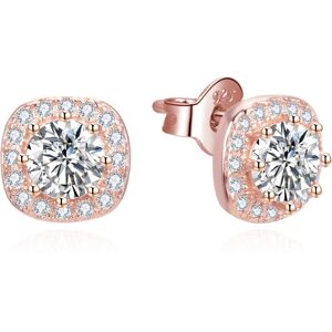 Beneto Elegantné bronzové náušnice so zirkónmi AGUP3347-ROSE Beneto Elegantné bronzové náušnice so zirkónmi AGUP3347-ROSE
