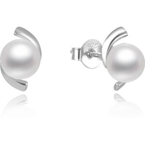 Beneto Elegantné strieborné perlové náušnice AGUP2668P Beneto Elegantné strieborné perlové náušnice AGUP2668P