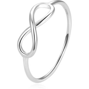 Beneto Elegantný strieborný prsteň Nekonečno AGG357 52 mm Beneto Elegantný strieborný prsteň Nekonečno AGG357 52 mm