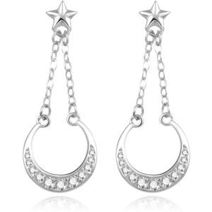 Beneto Fashion strieborné náušnice so zirkónmi AGUP2287 Beneto Fashion strieborné náušnice so zirkónmi AGUP2287