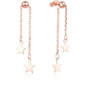 Beneto Hravé bronzové náušnice hviezdičky AGUP2678-ROSE Beneto Hravé bronzové náušnice hviezdičky AGUP2678-ROSE
