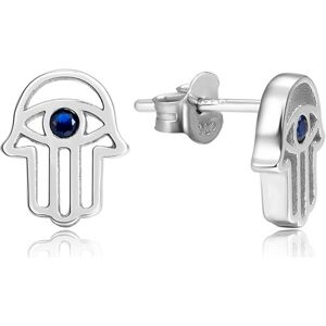 Beneto Strieborné náušnice Hamsa - ruka Fatimy AGUP2242 Beneto Strieborné náušnice Hamsa - ruka Fatimy AGUP2242