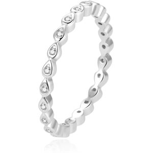 Beneto Trblietavý strieborný prsteň AGG371L 54 mm Beneto Trblietavý strieborný prsteň AGG371L 54 mm