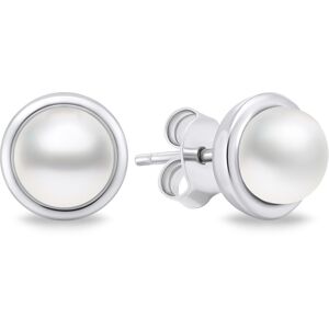 Brilio Silver Elegantné strieborné náušnice s pravými perlami EA626W Brilio Silver Elegantné strieborné náušnice s pravými perlami EA626W