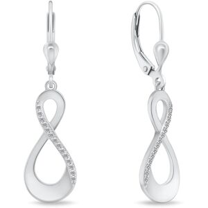 Brilio Silver Elegantné strieborné náušnice so zirkónmi SILVER022 Brilio Silver Elegantné strieborné náušnice so zirkónmi SILVER022