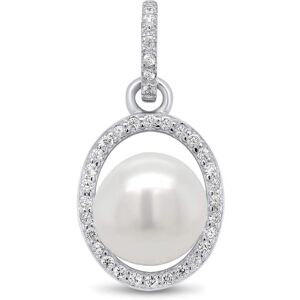 Brilio Silver Elegantný strieborný prívesok so zirkónmi a perlou PT02 Brilio Silver Elegantný strieborný prívesok so zirkónmi a perlou PT02