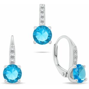 Brilio Silver Elegantný strieborný set šperkov so zirkónmi SET274WAQ (prívesok, náušnice) Brilio Silver Elegantný strieborný set šperkov so zirkónmi SET274WAQ (prívesok, náušnice)