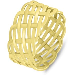 Brilio Silver Masívny pozlátený prsteň RI065Y 52 mm Brilio Silver Masívny pozlátený prsteň RI065Y 52 mm