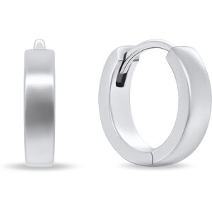 Brilio Silver Minimalistické strieborné kruhové náušnice EA204W Brilio Silver Minimalistické strieborné kruhové náušnice EA204W