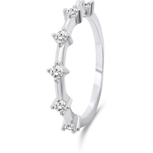 Brilio Silver Nádherný strieborný prsteň so zirkónmi RI041W 50 mm Brilio Silver Nádherný strieborný prsteň so zirkónmi RI041W 50 mm