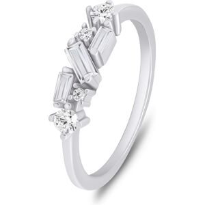 Brilio Silver Očarujúce strieborný prsteň s kubickými zirkónmi RI071W 52 mm Brilio Silver Očarujúce strieborný prsteň s kubickými zirkónmi RI071W 52 mm