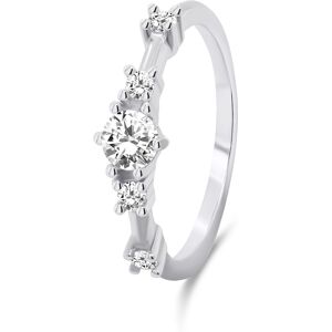 Brilio Silver Očarujúce strieborný prsteň so zirkónmi RI040W 60 mm Brilio Silver Očarujúce strieborný prsteň so zirkónmi RI040W 60 mm
