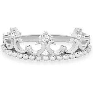 Brilio Silver Originálny strieborný prsteň Korunka RI115W 46 mm Brilio Silver Originálny strieborný prsteň Korunka RI115W 46 mm