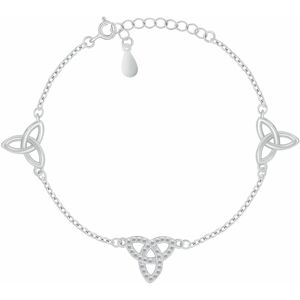 Brilio Silver Strieborný dámsky náramok Triquetra BRC214W Brilio Silver Strieborný dámsky náramok Triquetra BRC214W