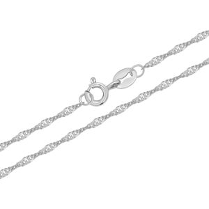 Brilio Silver Strieborná retiazka Lambáda CN009W 40 cm Brilio Silver Strieborná retiazka Lambáda CN009W 40 cm