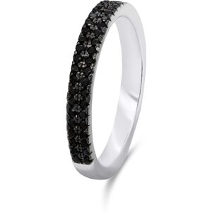 Brilio Silver Trblietavý strieborný prsteň s čiernymi zirkónmi RI058W 58 mm Brilio Silver Trblietavý strieborný prsteň s čiernymi zirkónmi RI058W 58 mm