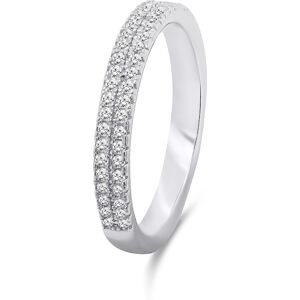Brilio Silver Trblietavý strieborný prsteň s čírymi zirkónmi RI059W 52 mm Brilio Silver Trblietavý strieborný prsteň s čírymi zirkónmi RI059W 52 mm