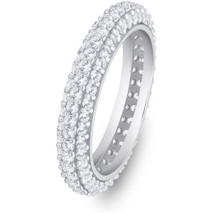 Brilio Silver Trblietavý strieborný prsteň s čírymi zirkónmi RI093W 52 mm Brilio Silver Trblietavý strieborný prsteň s čírymi zirkónmi RI093W 52 mm