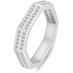 Brilio Silver Oslnivý strieborný prsteň so zirkónmi RI132W 54 mm Brilio Silver Oslnivý strieborný prsteň so zirkónmi RI132W 54 mm