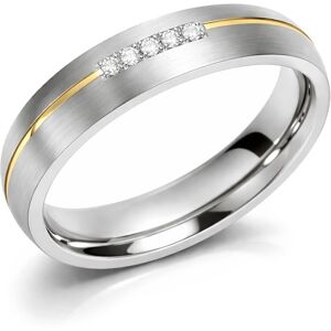 Boccia Titanium Pozlátený titánový snubný prsteň s diamantmi 0130-04 57 mm Boccia Titanium Pozlátený titánový snubný prsteň s diamantmi 0130-04 57 mm