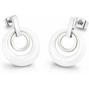 Boccia Titanium Titánové elegantné náušnice s keramikou 0588-01 Boccia Titanium Titánové elegantné náušnice s keramikou 0588-01